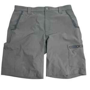 Field & Stream Men's Size Large 38 40 Gray‎ Cargo Lightweight Shorts